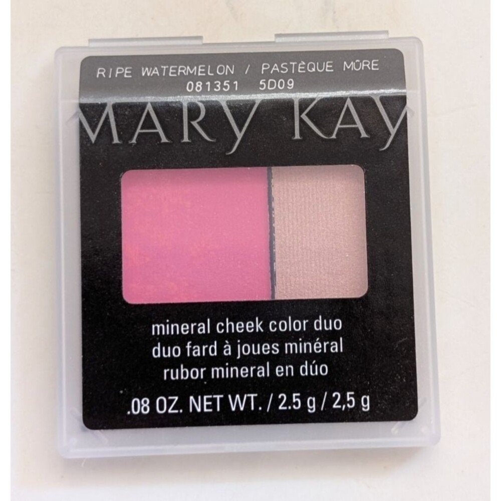 Mary Kay Mineral Cheek Color Duo Blush Ripe Watermelon 081351 NEW Discontinued